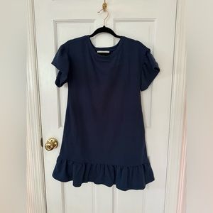loft blue sweatshirt dress size XS